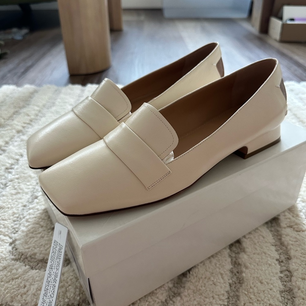 Maison Margiela Cream Loafers - Brand New
